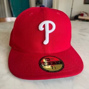 Philadelphia Phillies New Era Red 59FIFTY Fitted Cap